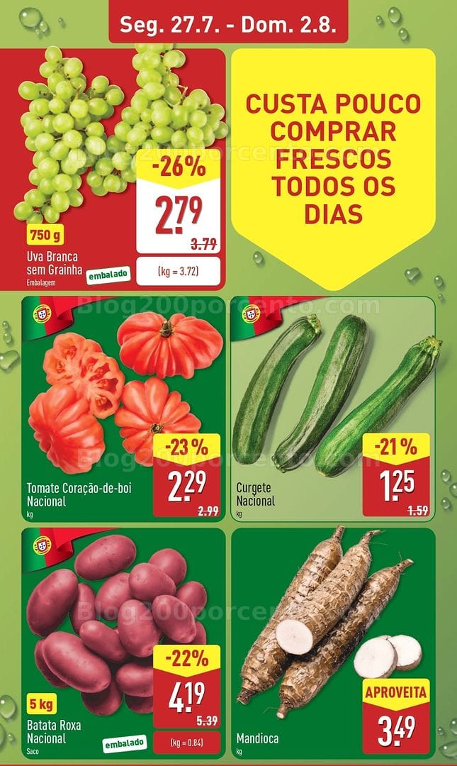 Antevisão Folheto ALDI Promoções de 27 julho a 2 agosto